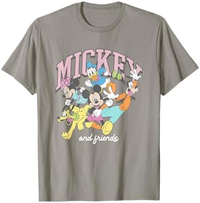 Amazon.com: Disney Mickey and Friends Retro Group Shot T-Shirt